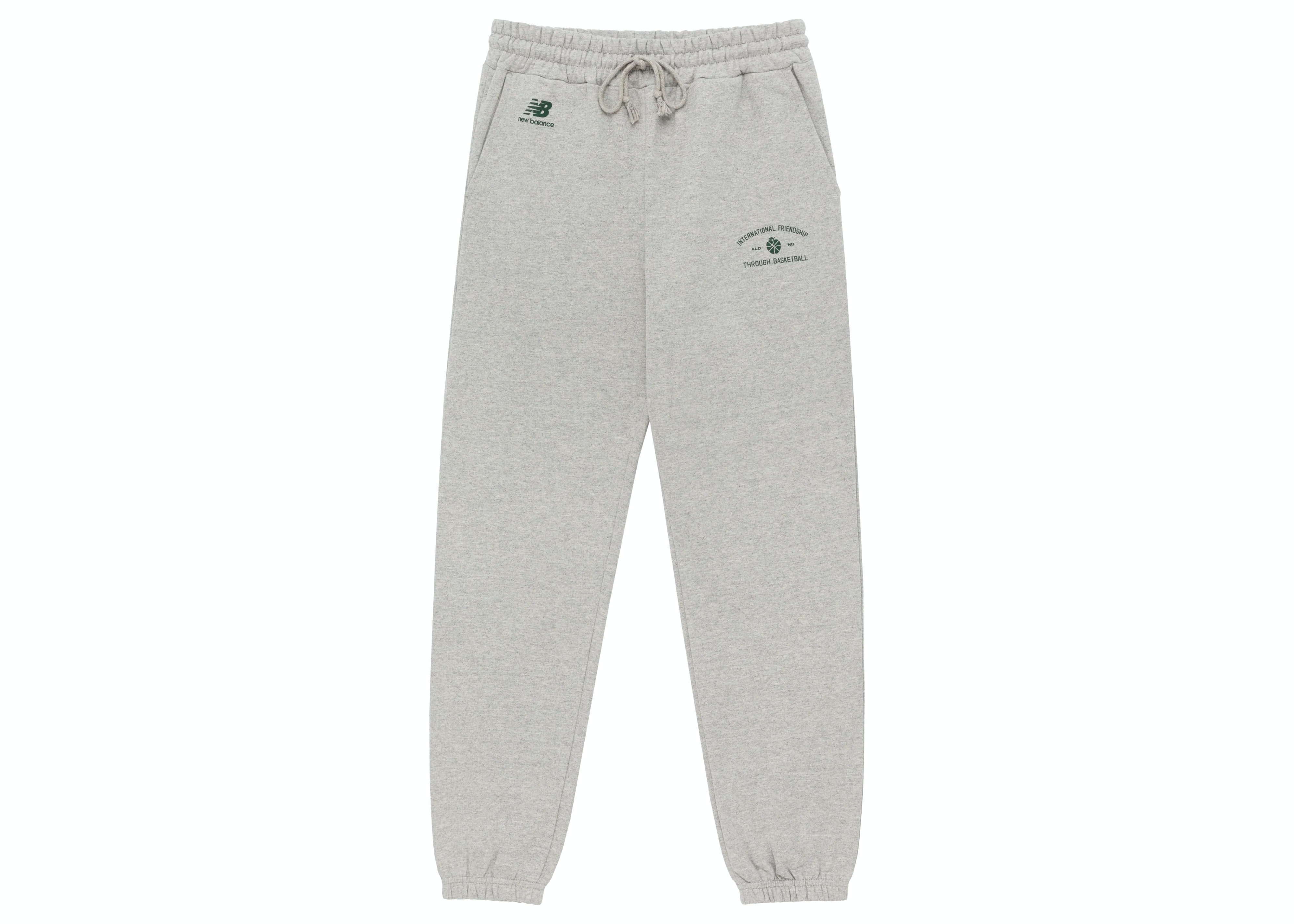 SASOM apparel Aime Leon Dore x New Balance Sonny NY Sweatpants Grey Check the latest price now