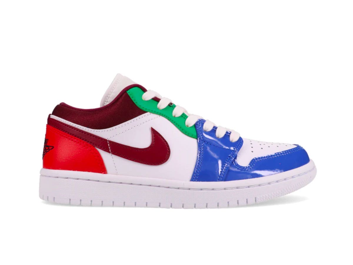 jordan 1 low multicolor patent