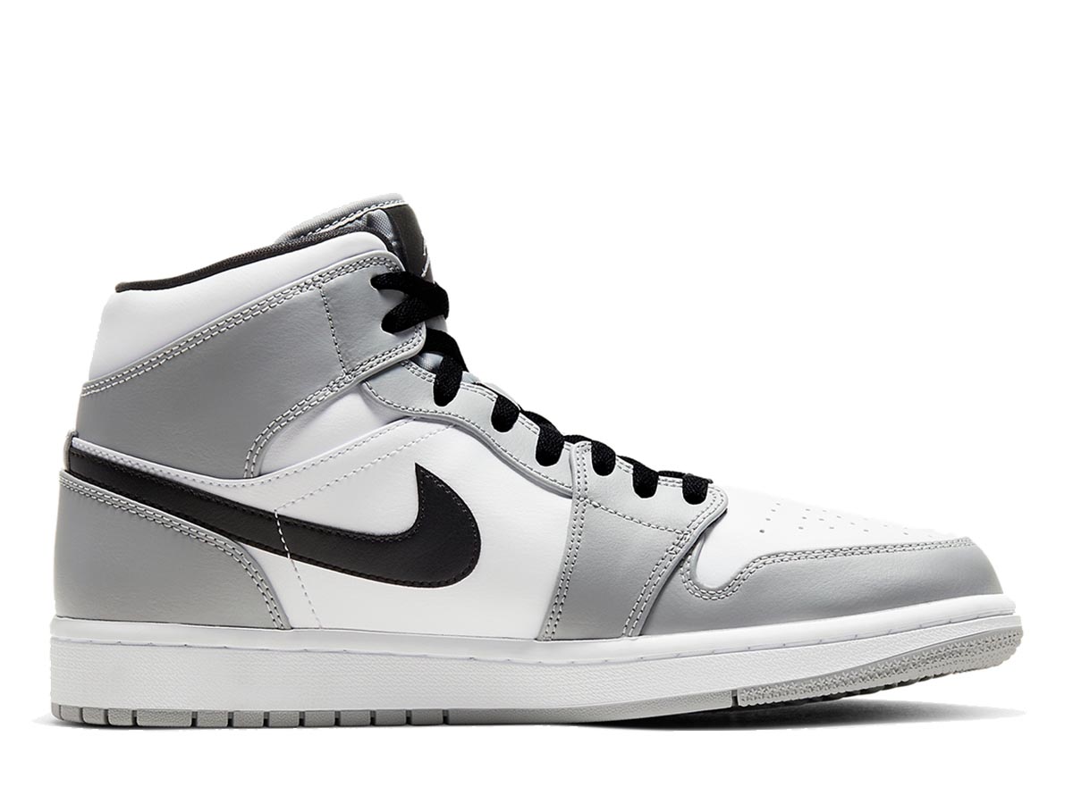 air jordan 1 mid grey white light bone