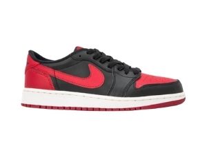 SASOM | shoes AIR JORDAN 1 RETRO LOW OG GS 'BRED' Check the latest