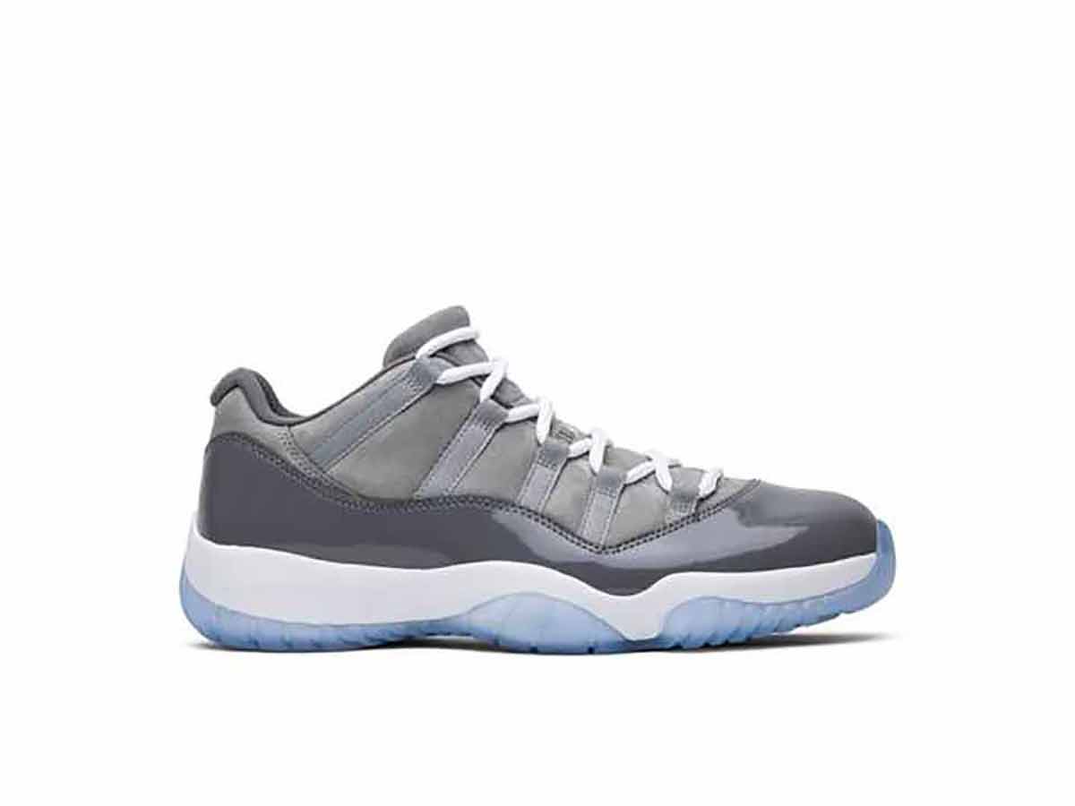 low top jordan 11 cool grey