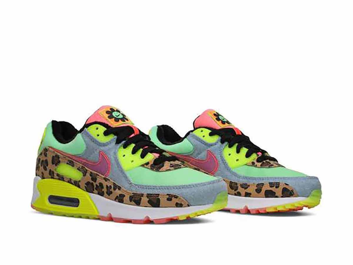 womens air max 90 illusion green