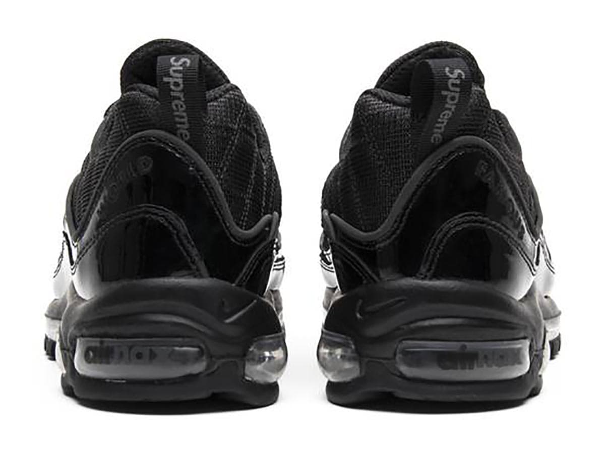 Nike Mens Air Max 98 / Supreme Black 844694-001 