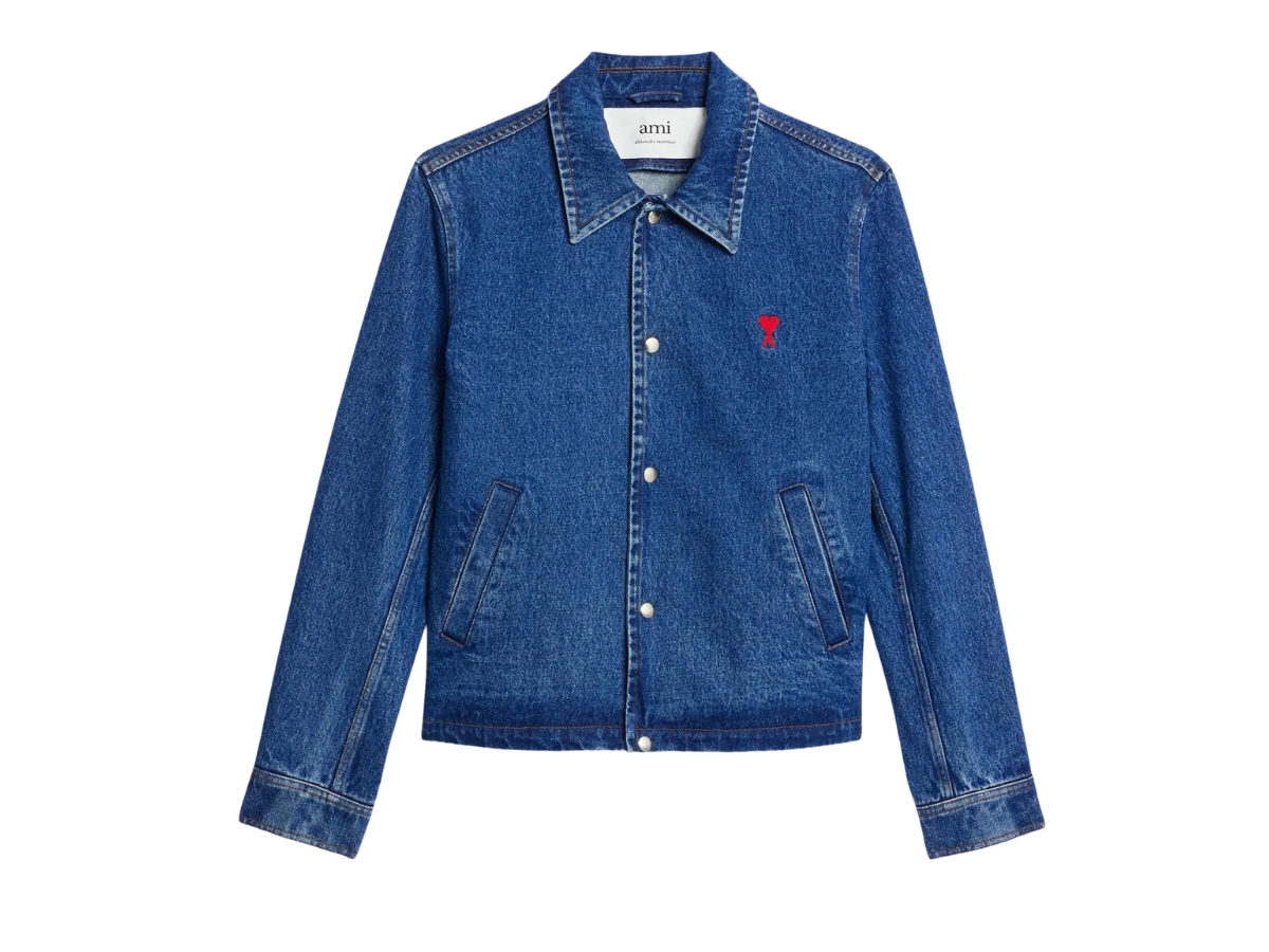 SASOM apparel Ami de Coeur Denim Jacket Used Blue Check the latest price now