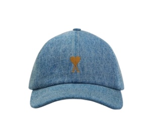 Buy Ami Paris Cotton Cap Blue at Sasom – Authentic and Ready to Ship