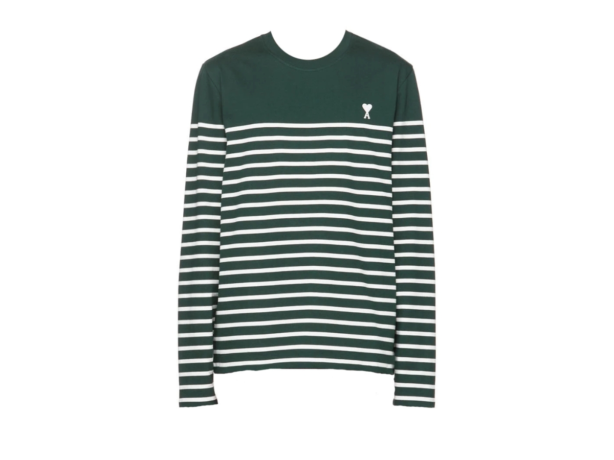 ★関税込み★ AMI PARIS Mattiussi Long Sleeves T Shirt AMI Paris Ami Alexandre Mattiussi T-shirt | Black | FARFETCH