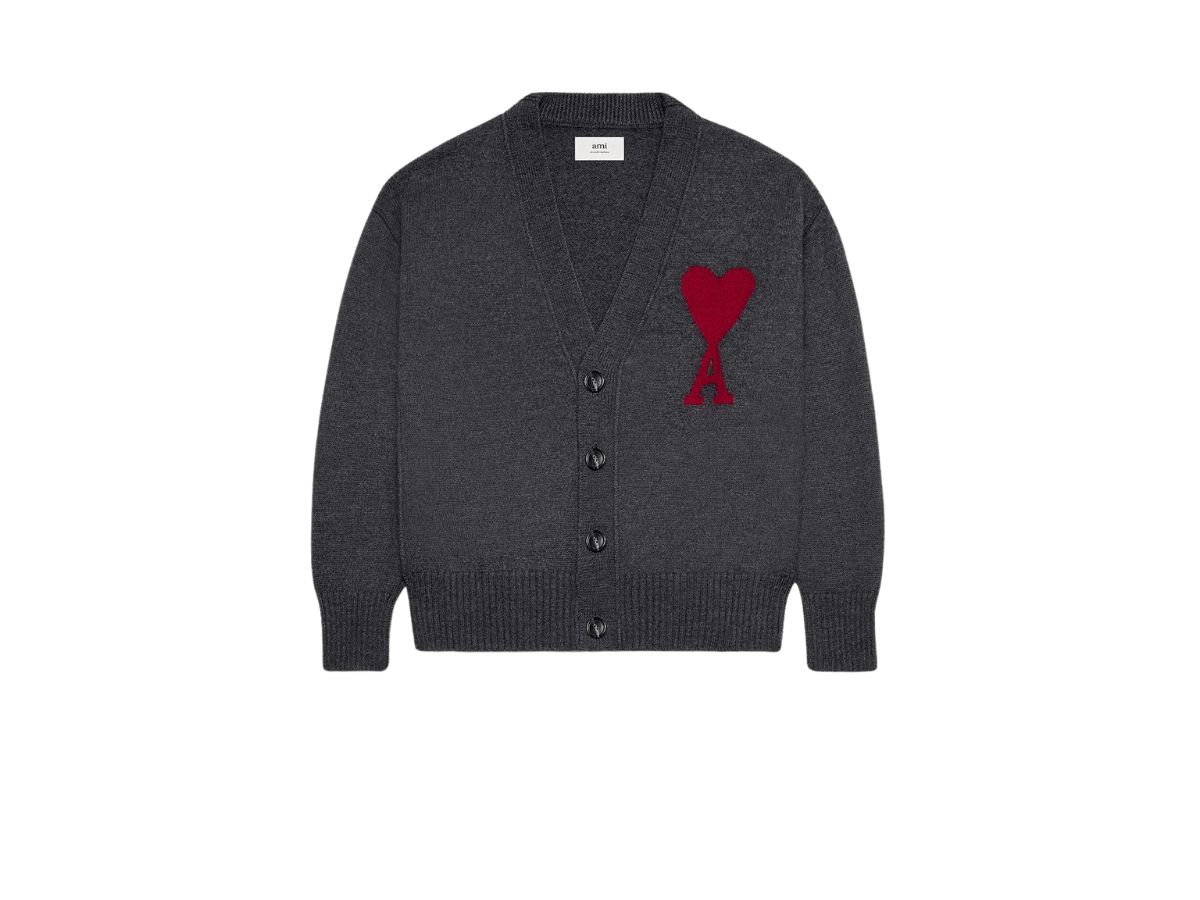 https://d2cva83hdk3bwc.cloudfront.net/ami-paris-red-ami-de-coeur-cardigan-in-felted-merino-wool-heather-grey-red-1.jpg