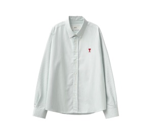 Buy Ami Paris Button-Down Ami De Coeur Shirt White at Sasom – Authentic and Ready to Ship
