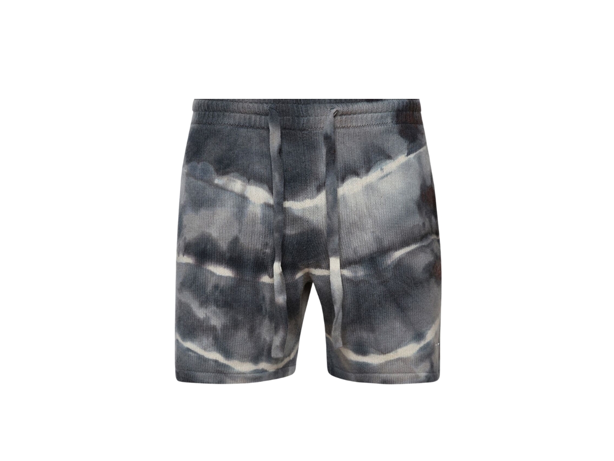 Short Polaire Amiri Tie-dye - Taille XL (taille 36), Marron, Logo | Neuf Avec étiquettes, Coupe Regular