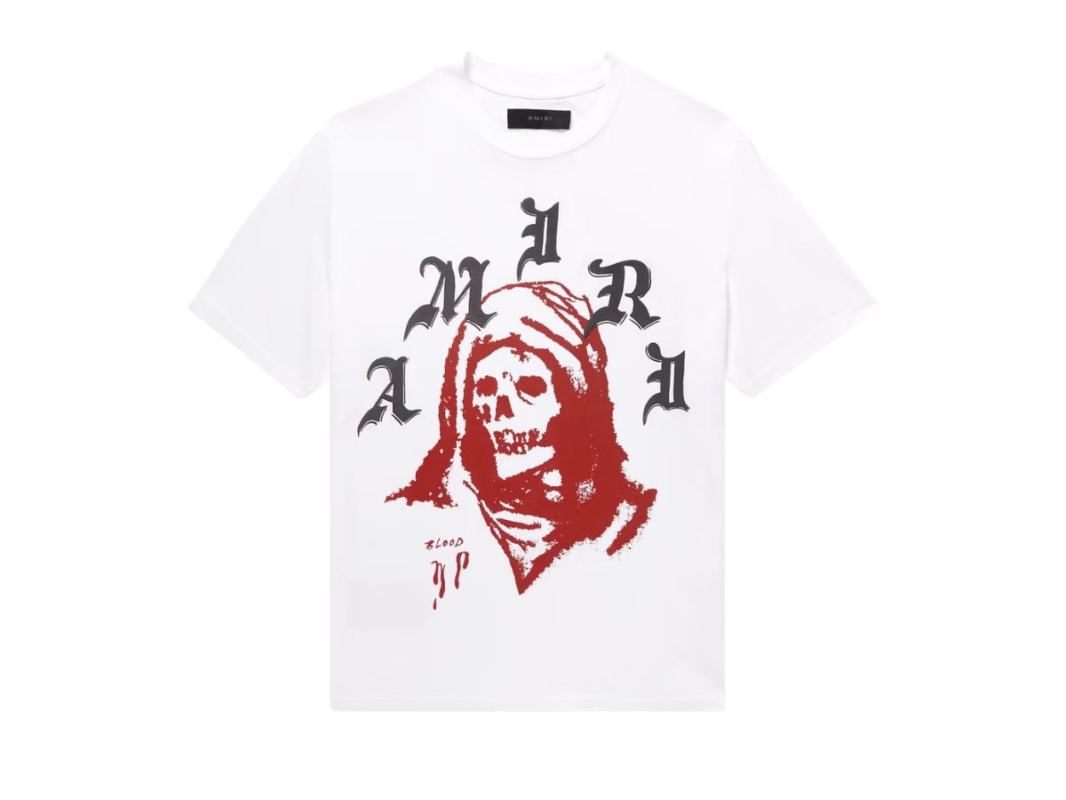 SASOM | เสื้อผ้า Amiri Wes Lang Solar Kings Logo-Print Cotton T