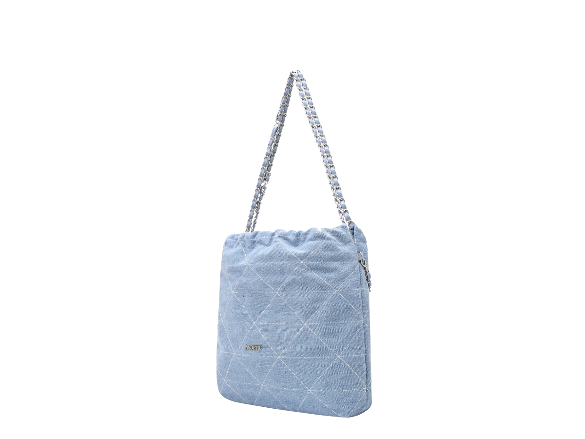 Anoetic ANC Draw Chain Shoulder Bag Denim | ของแท้