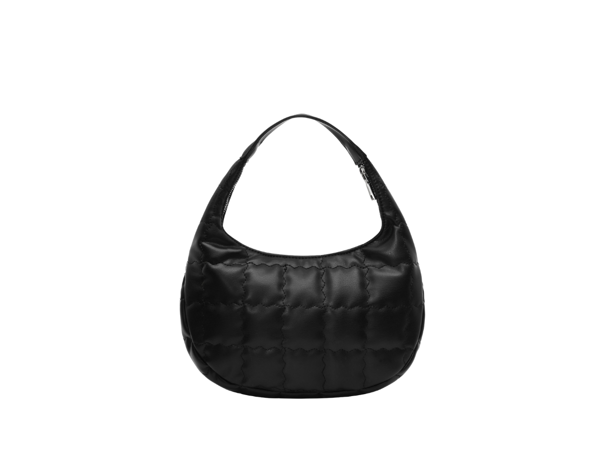 ★ANOETIC★ ANC QUILTING TOTE BAG_BLACK Anoetic ANC Quilting Tote Bag Black Shop Authentic at SASOM