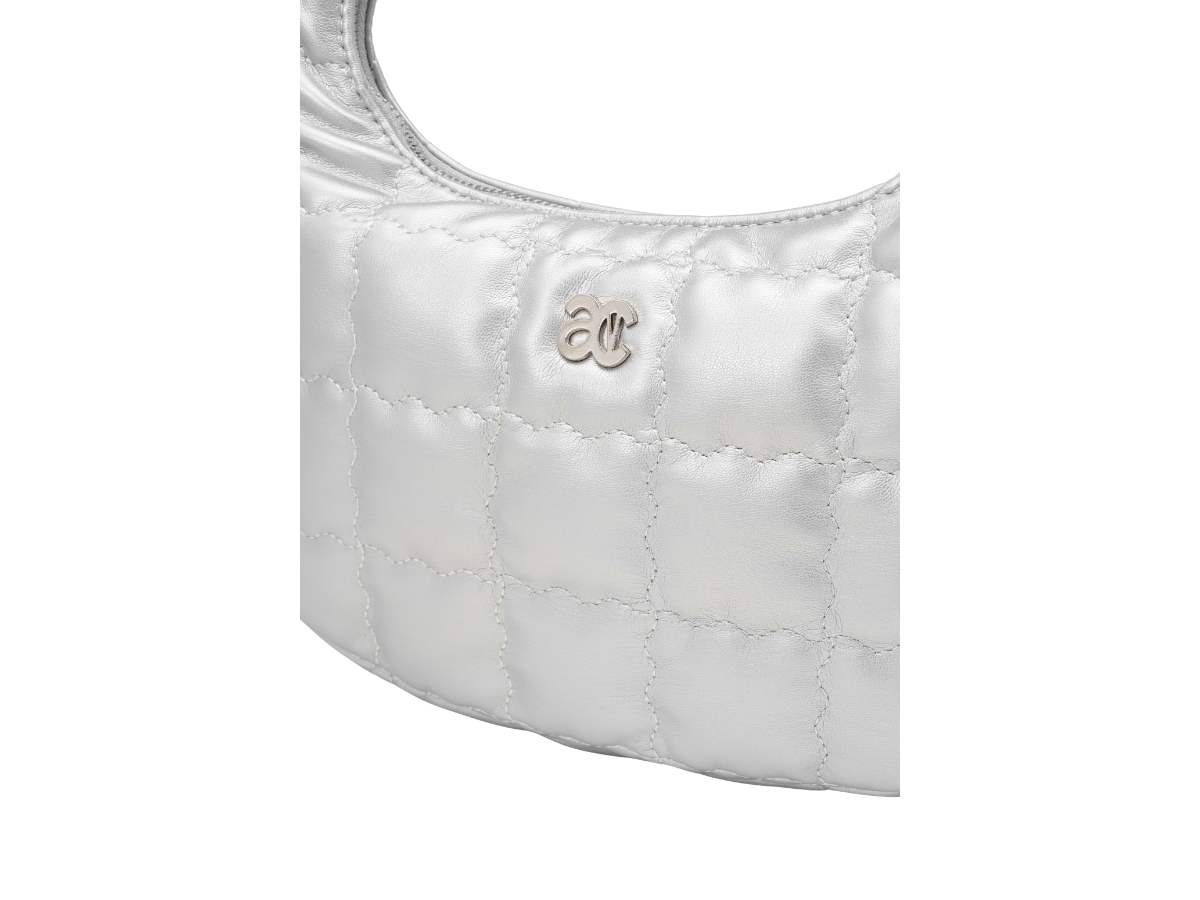 ★ANOETIC★ ANC QUILTING TOTE BAG_SILVER Anoetic ANC Quilting Tote Bag Silver Shop Authentic at SASOM