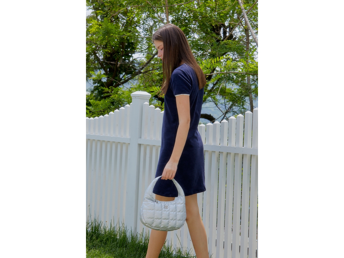 ★ANOETIC★ ANC QUILTING TOTE BAG_SILVER Anoetic ANC Quilting Tote Bag Silver Shop Authentic at SASOM