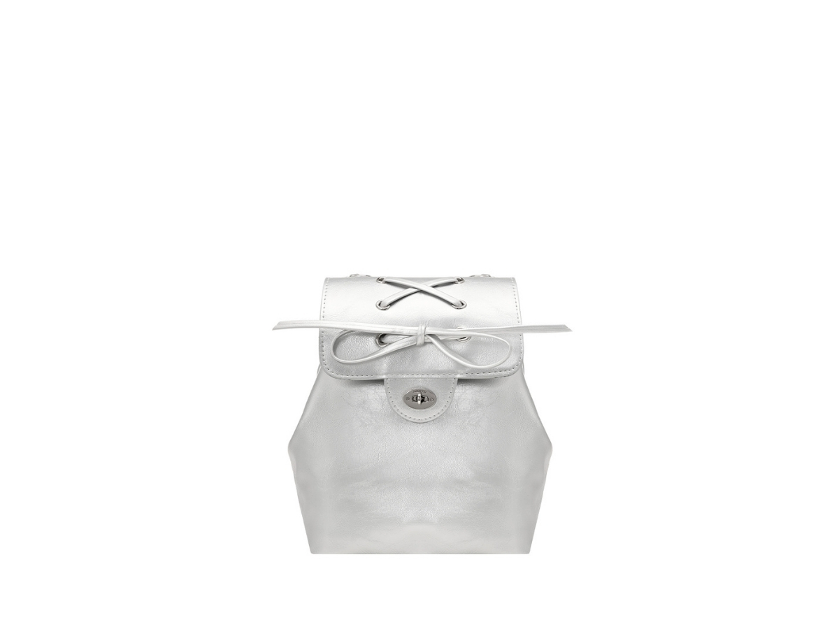 ★ANOETIC★ ANC RIBBON CLASSIC BACKPACK_3COLOR Buy ANOETIC ANC Ribbon Classic Backpack Silver | SASOM