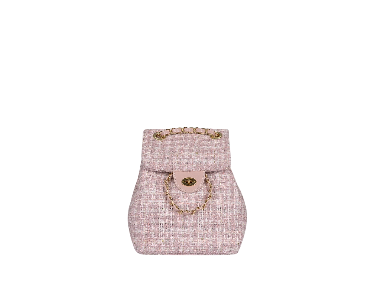 ★ANOETIC★ ANC TWEED CLASSIC BACKPACKPINK m1037_1103962 Buy ANOETIC ANC Tweed Classic Backpack Pink | SASOM
