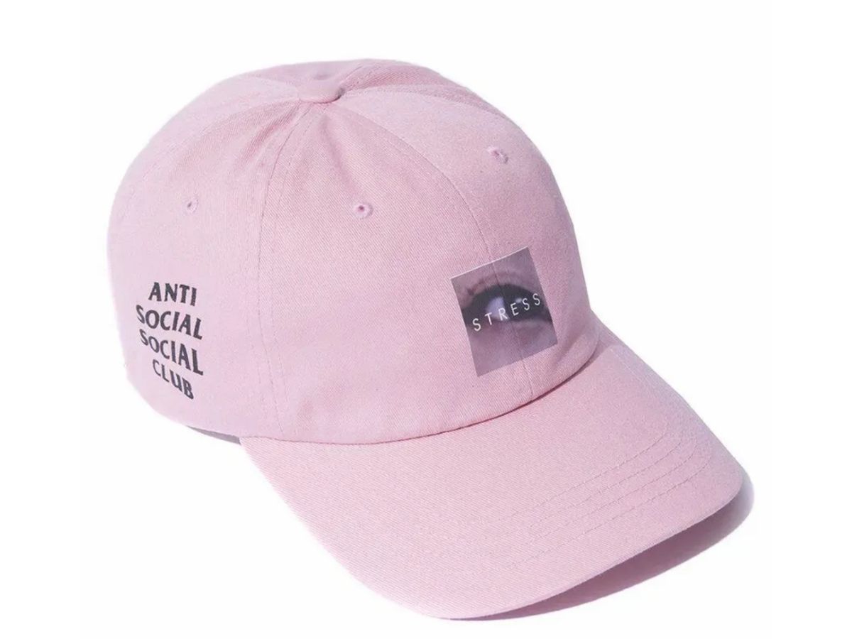 Buy Anti Social Social Club Stress Cap Pink | SASOM