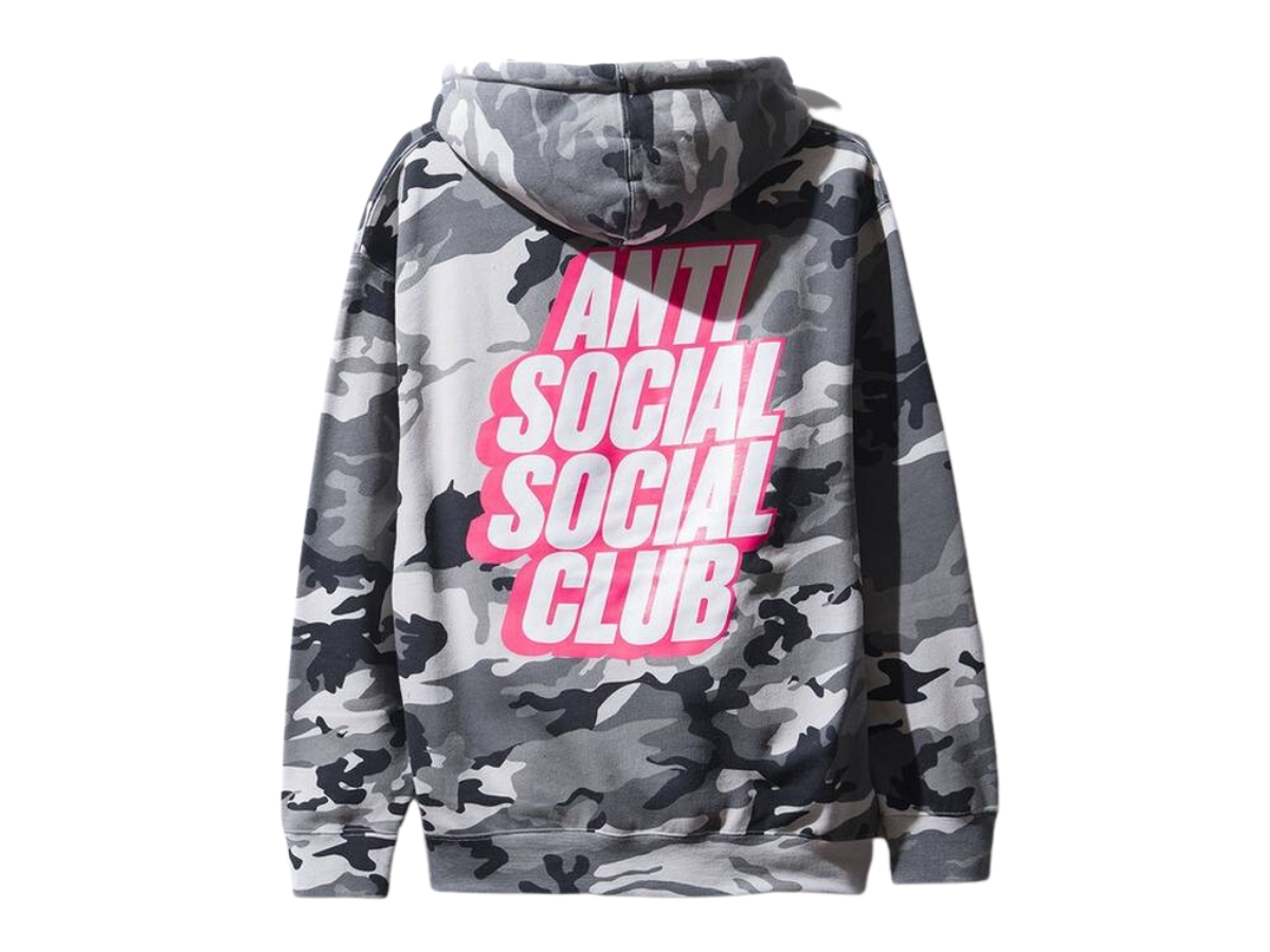 ANTI SOCIAL SOCIAL CLUB Blocked Camo カモフラ 迷彩 フーディ Anti Social Social Club Cotton Candy Black Camo Hoodie