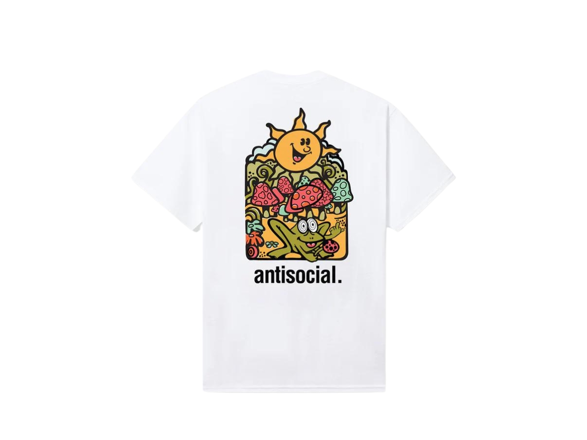 SASOM เสื้อผ้า Anti Social Social Club Frog White Trip Tee White เช็ค