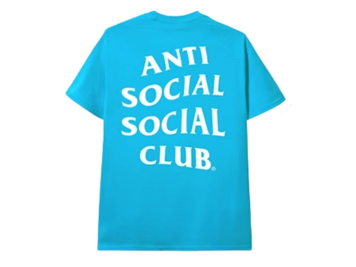 light blue anti social social club shirt