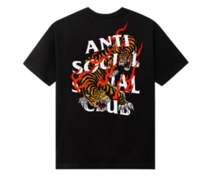 Buy Anti Social Social Club Tiger Blood Tee Black at Sasom – Authentic and Ready to Ship