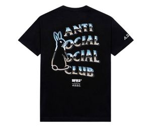 Anti Social Social Club x FR2 Magnetism Tee Black