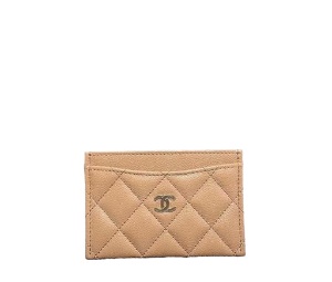 Buy Chanel Grained Cow Leather Card Holder Caramel at Sasom – Authentic and Ready to Ship