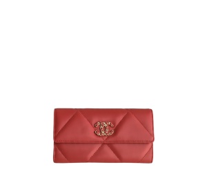 Buy Chanel 19 Flap Wallet Red at Sasom – Authentic and Ready to Ship
