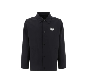 Buy A.P.C. Regis Logo Embroidered Shirt Black at Sasom – Authentic and Ready to Ship