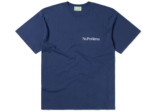Buy Aries Mini Problemo T-shirt Navy at Sasom – Authentic and Ready to Ship