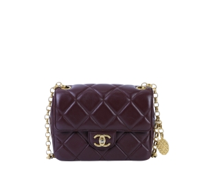 Buy Chanel Mini Flap Bag Burgundy at Sasom – Authentic and Ready to Ship