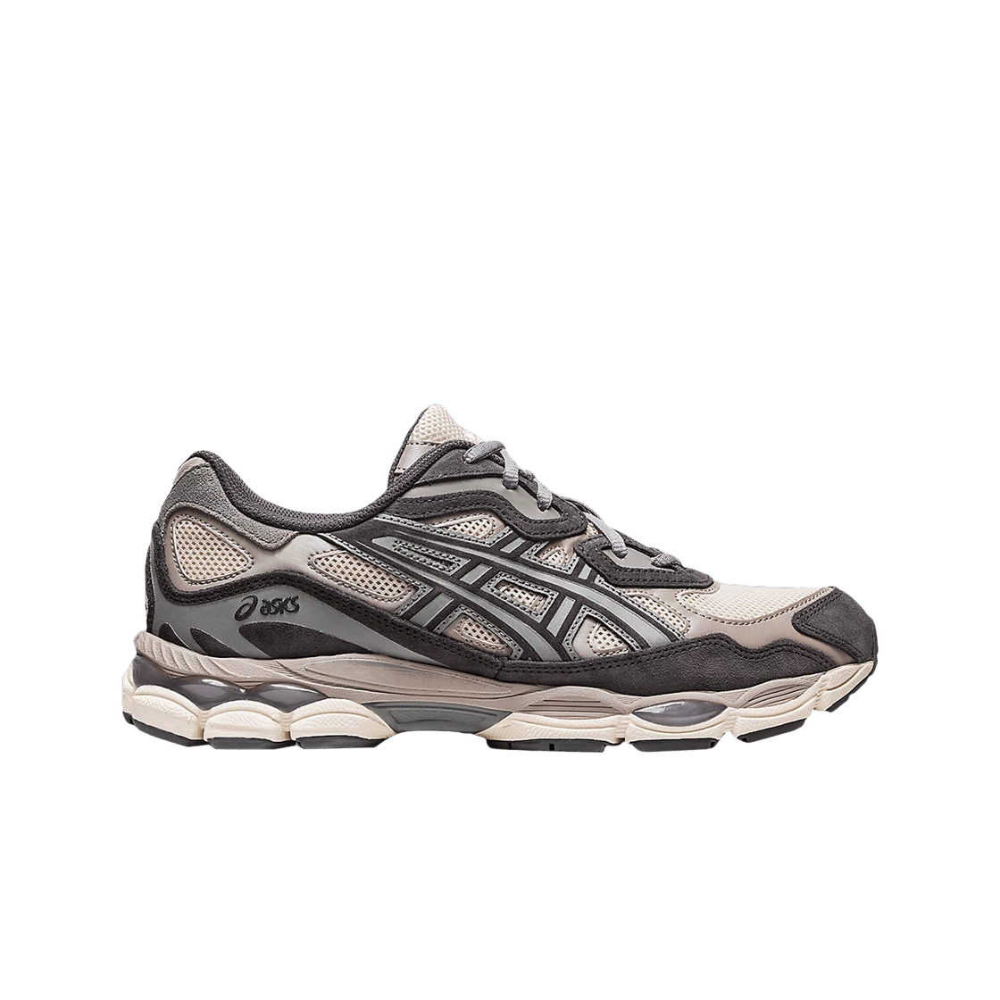 SASOM | shoes Asics Gel-NYC Oatmeal Obsidian Grey Check the latest