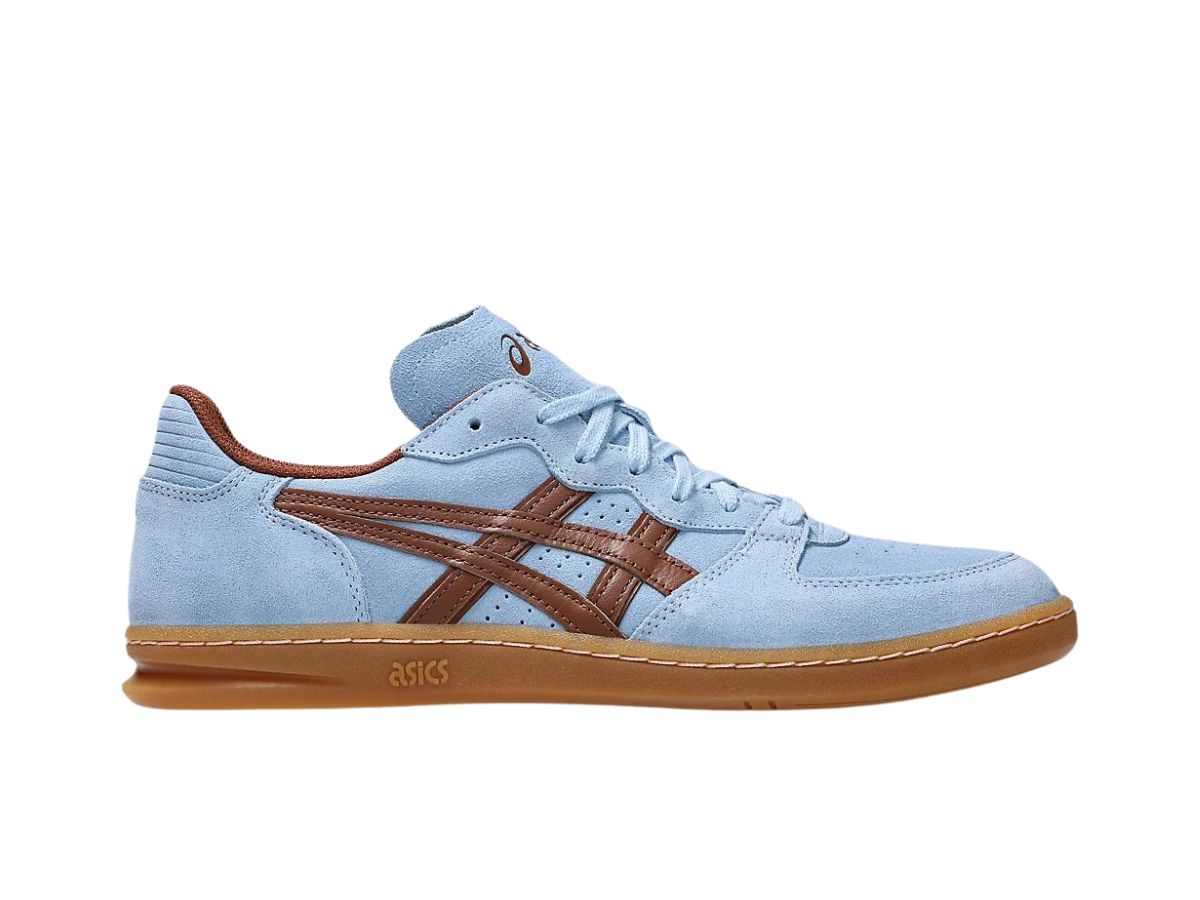靴 asics SKYHAND OG HAY TURTOISE SHELL Men's shoes Asics x HAY Skyhand OG Chambray Blue/ Tortoise