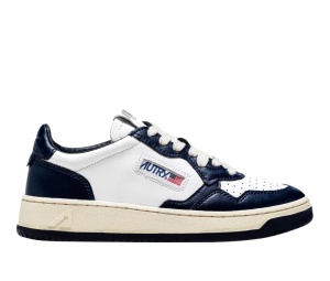 Buy Autry Medalist Low Bicolor Sneakers White Blue at Sasom – Authentic and Ready to Ship