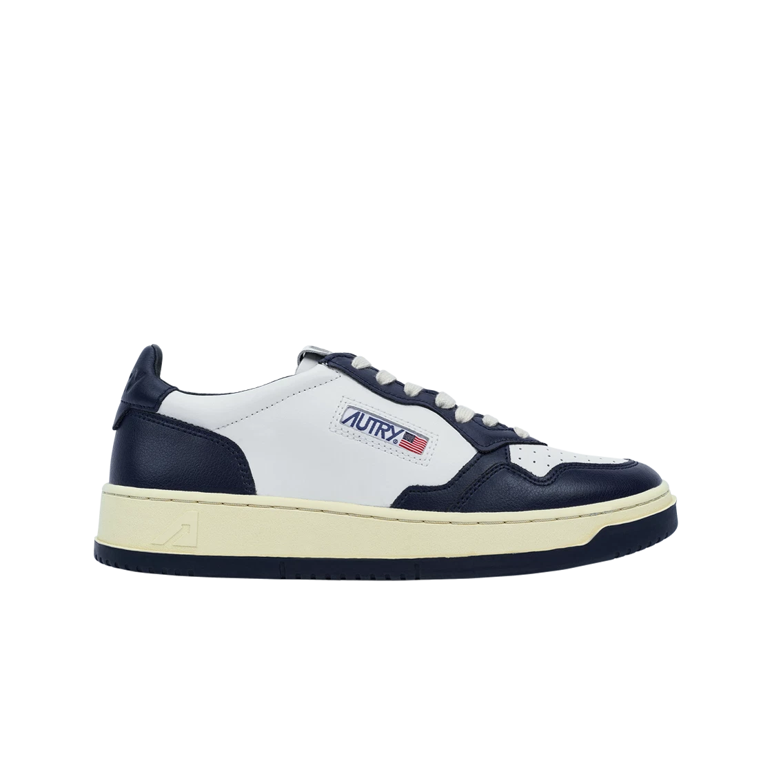 Autry Medalist Low Leather Sneakers Blue White | SASOM