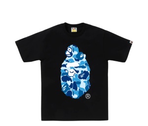 Buy Bape Abc Camo Milo on Big Ape Tee Black at Sasom – Authentic and Ready to Ship