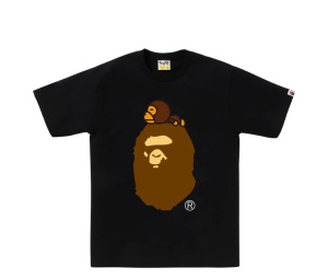 Buy Bape Milo on Big Ape Tee Black at Sasom – Authentic and Ready to Ship