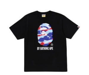 Buy Bape Screen Camo By Bathing Ape Tee Black at Sasom – Authentic and Ready to Ship