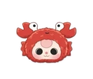 (เช็คการ์ด) Baby Three Crab (Romantic Ocean Series Plush Dolls)