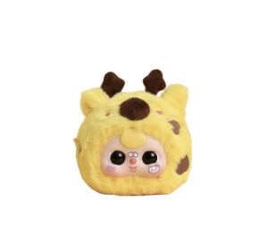 (เช็คการ์ด) Baby Three Giraffe (First-Generation Animal Party Series Plush Toy Doll)