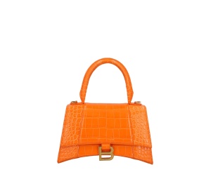Buy Balenciaga Hourglass Klein Handle Bag Orange at Sasom – Authentic and Ready to Ship