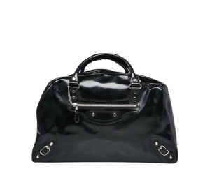 Buy Balenciaga Patent Leather Bowling MM Bag Black at Sasom – Authentic and Ready to Ship