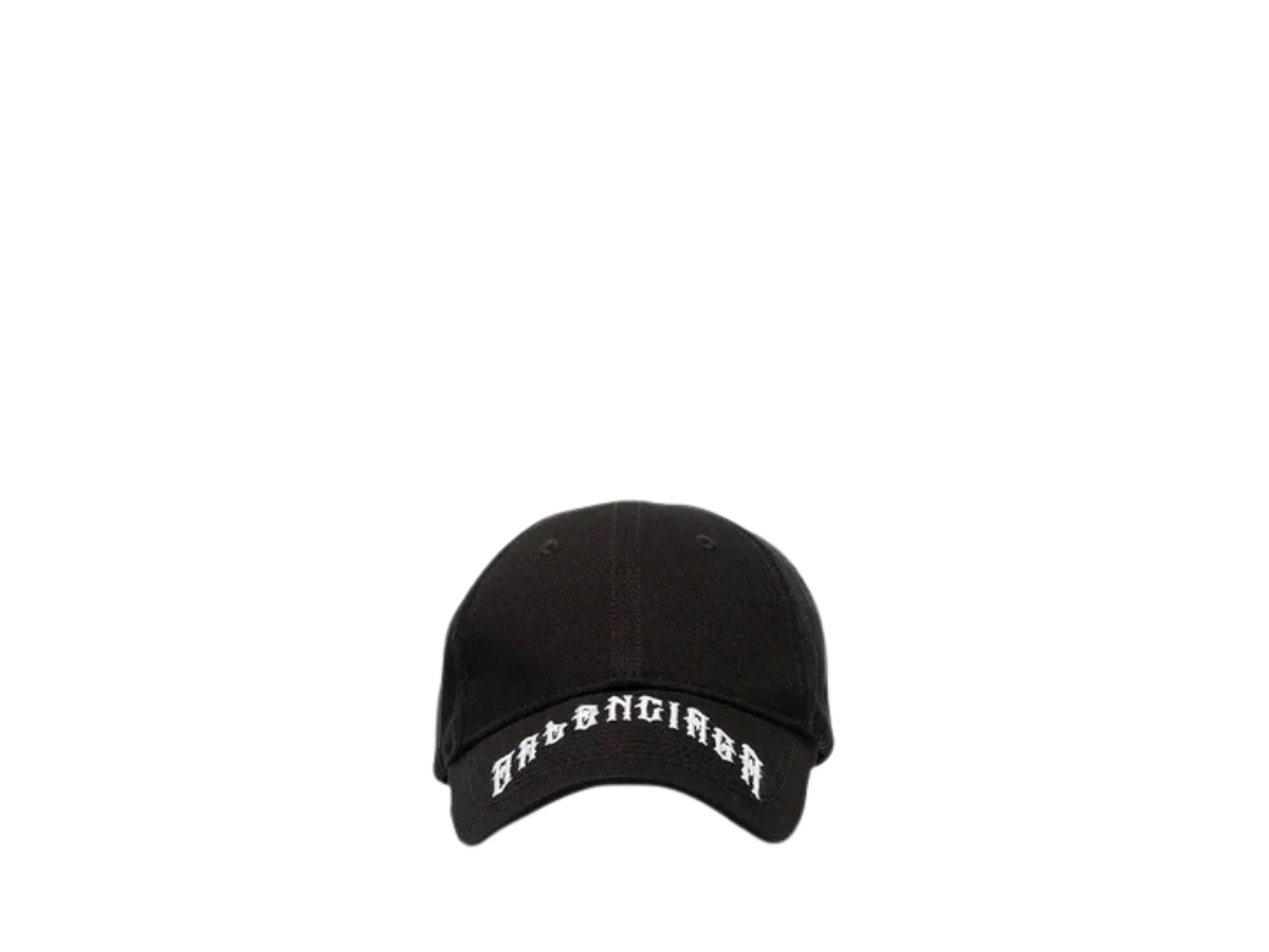 Buy Balenciaga Tattoo Logo Cap Black at Sasom – Authentic and Ready to Ship