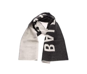 Buy Balenciaga Logo Wool Scarf White at Sasom – Authentic and Ready to Ship