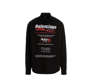 Buy Balenciaga Dry Cleaning Logo Shirt Black at Sasom – Authentic and Ready to Ship