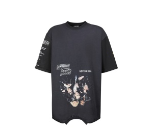 Buy Balenciaga Upside Down Cotton T-shirt Black at Sasom – Authentic and Ready to Ship