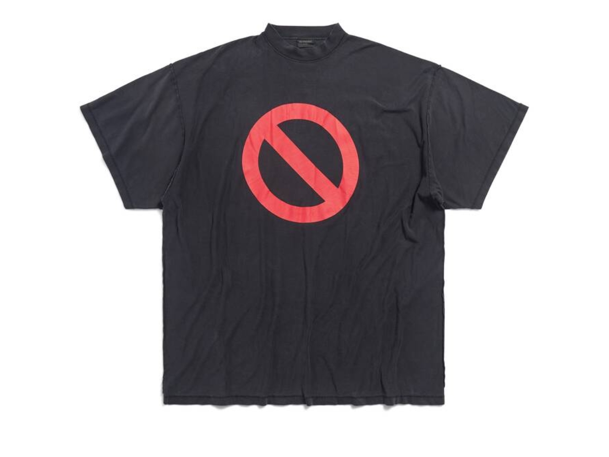 【BALENCIAGA】INTERNAL USE ONLY INSIDE-OUT Tシャツ Balenciaga Internal Use Only Inside-Out Oversized T-Shirt