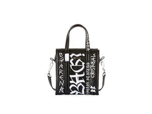 SASOM  Balenciaga Bazar Shopper XXS Graffiti Shoulder Bag