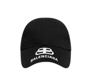 Buy Balenciaga BB Monogram Cap In Cotton Black | SASOM