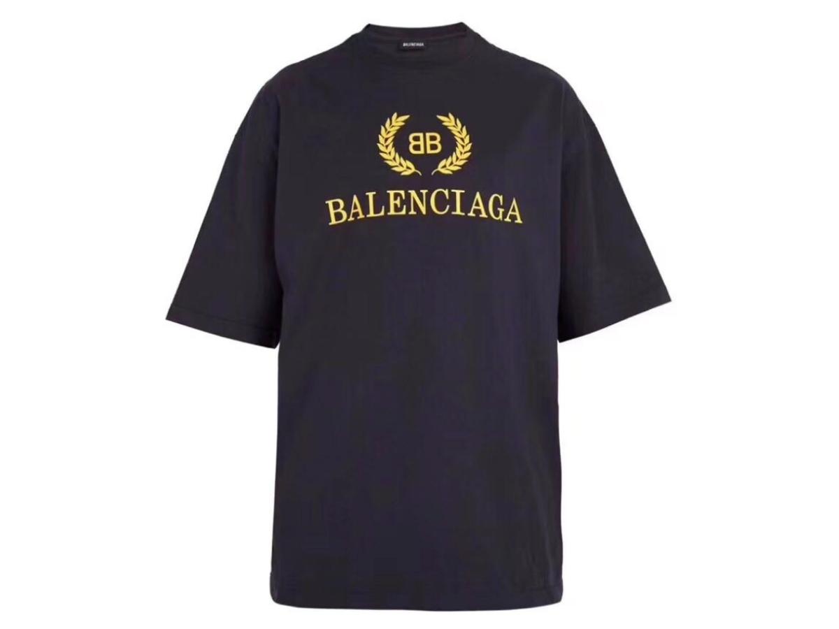 Balenciaga BB Logo TShirt Black  Deal Hub